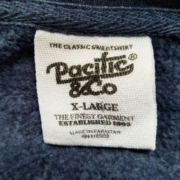 Pompano Beach Florida Crewneck Sweatshirt Women’s XL Heather Blue Pacific & Co - Picture 4 of 4